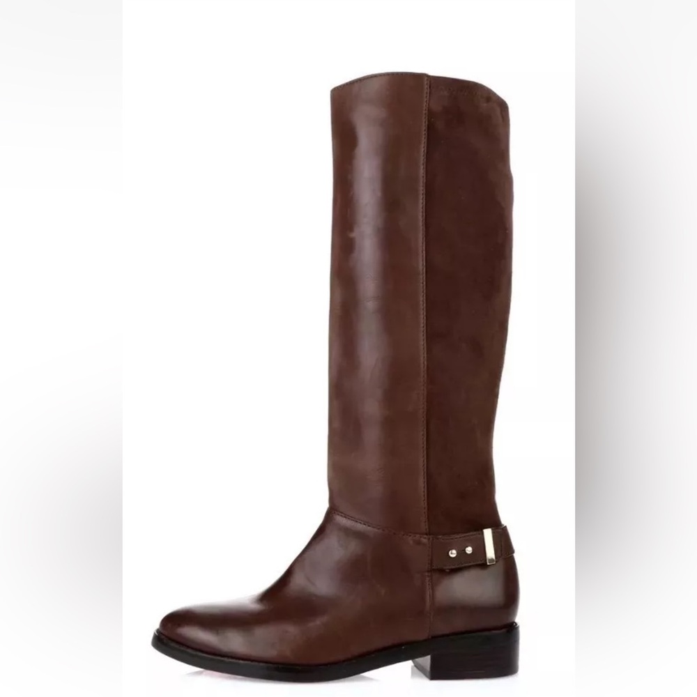 New Cole Haan Women's Adler Leather Suede Riding Boots